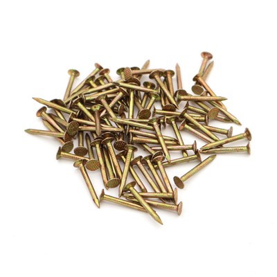 Ewinedd haearn melyn-sinc